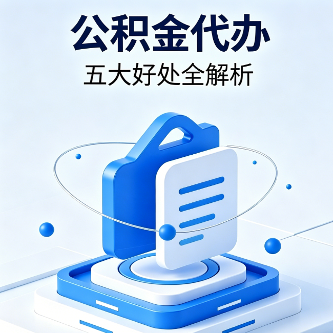 泉州公积金代办到底值不值？这5大好处让你少走弯路